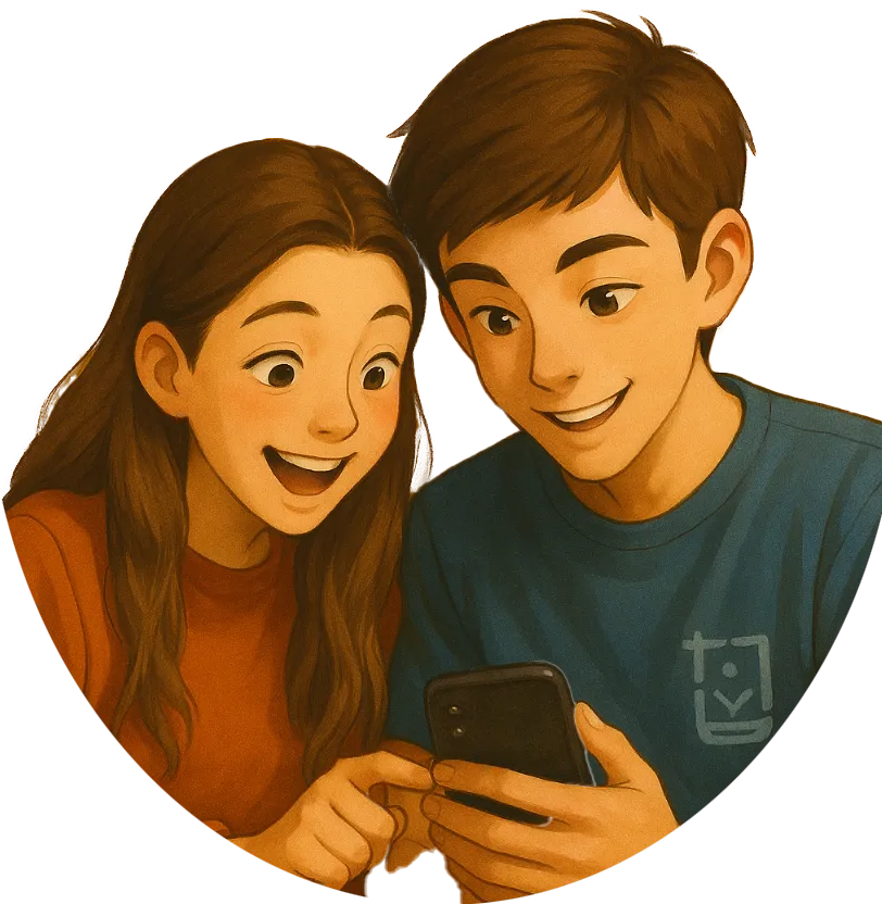 Jóvenes jugando a catia